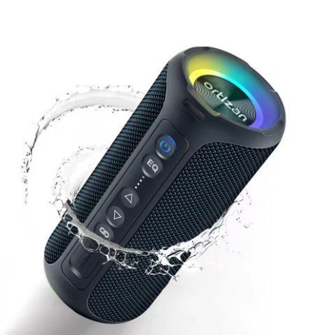 Портативна Bluetooth-колонка Ortizan X8 Pro 40W, IPX7, LED-підсвітка, 30 годин роботи, еквалайзер, TWS, чорна 2662797419 фото