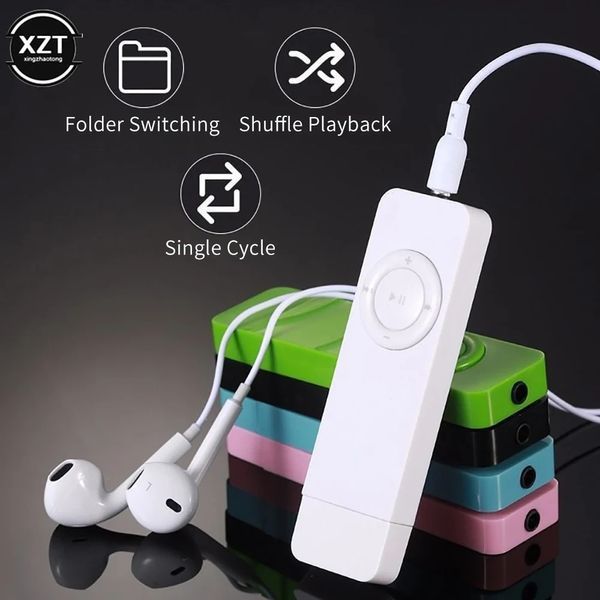 USB MP3 плеєр із підтримкою карт Micro TF і U-диска, міні-плеєр для музики Білий 2472088105 фото