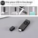 USB MP3 плеєр із підтримкою карт Micro TF і U-диска, міні-плеєр для музики Білий 2472088105 фото 3