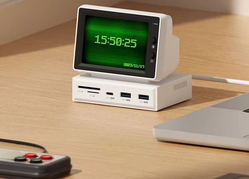 Hagibis 3.5" IPS Mini Dock | Док-станція з мініекраном та підключенням одним кабелем Призначення: універсальна док-станція з 3.5-д 2606655776 фото