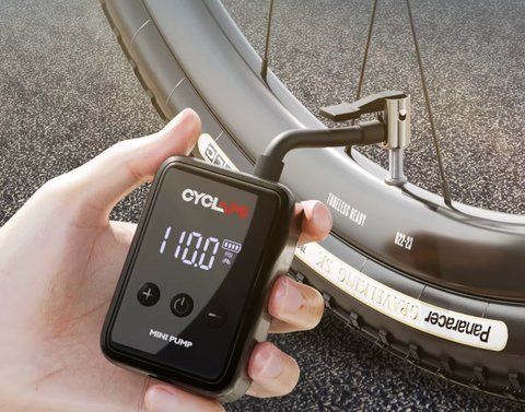 Насос CYCLAMI 150PSI &mdash; портативний міні-компресор для шин, підтримка клапанів Schrader і Presta 2520728170 фото