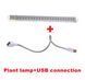 LED лампа для рослин VnnZzo USB (повний спектр для гідропоніки, кімнатних квітів та розсади) 2737696806 фото 2