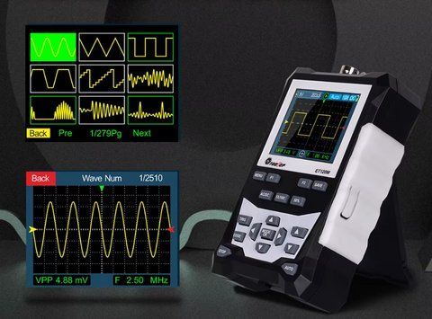 Портативний цифровий осцилограф 120MHz 500MSps 2571428875 фото