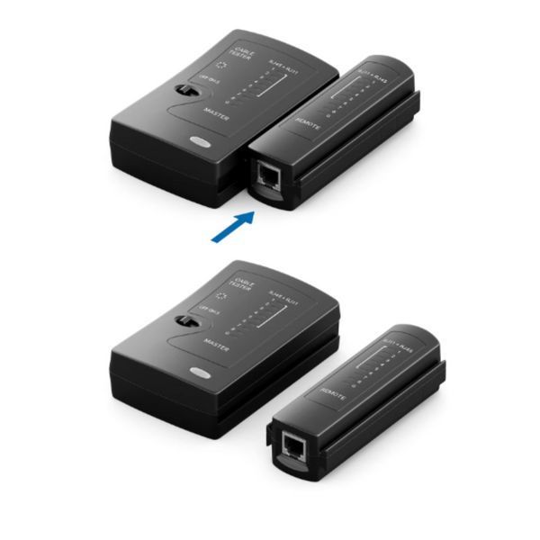 Тестер сетевого кабеля Ethernet ZoeRax для LAN RJ45 Cat5 Cat5e Cat6 Cat6a Cat7 UTP/экранированного кабеля и RJ 2438608975 фото