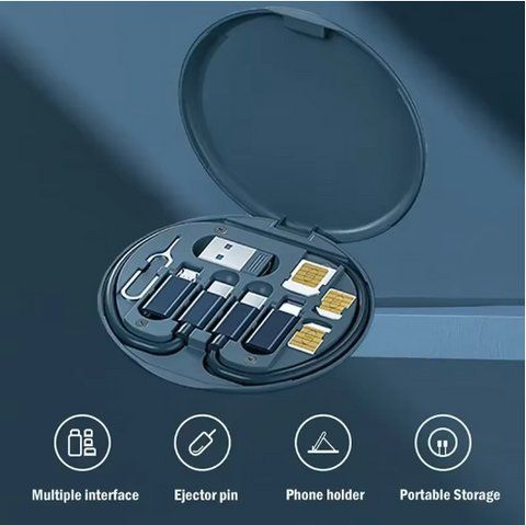 Універсальний кабель швидкої зарядки VIKEFON 60W у футлярі 2556714724 фото