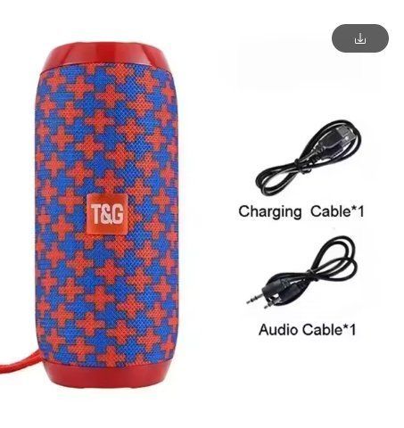 Портативна Bluetooth-колонка з сабвуфером, водозахистом IPX5, FM, TWS, MicroSD, AUX, акумулятором 1200 мА Плюс 2662792580 фото