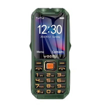 PHONEMAX Q8 GSM 2G Мобільний телефон з великим акумулятором, ліхтариком і дисплеєм 2.4" Зелений 2566409518 фото