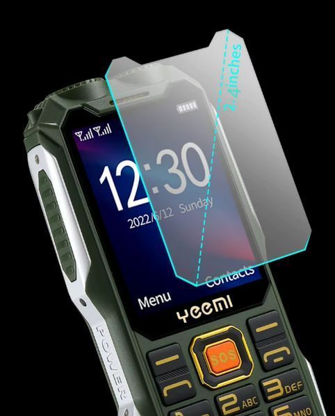 PHONEMAX Q8 GSM 2G Мобільний телефон з великим акумулятором, подвійним ліхтариком та 2.4-дюймовим дисплеєм 2501098785 фото