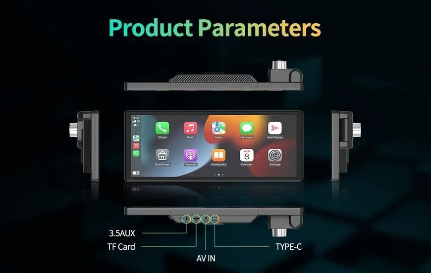 Відеореєстратор Imagebon H50 11.3 дюйма 4K із підтримкою ADAS CarPlay і Android Auto 2481802443 фото