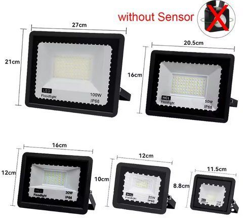 LED прожектор без датчика руху (50W IP66, для вулиці та саду) 2752275052 фото