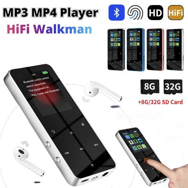 Плеєр сенсорний MP3 MP4 із Bluetooth 5.0 від vanpower з динаміками + 8Gb в подарунок 2474448806 фото