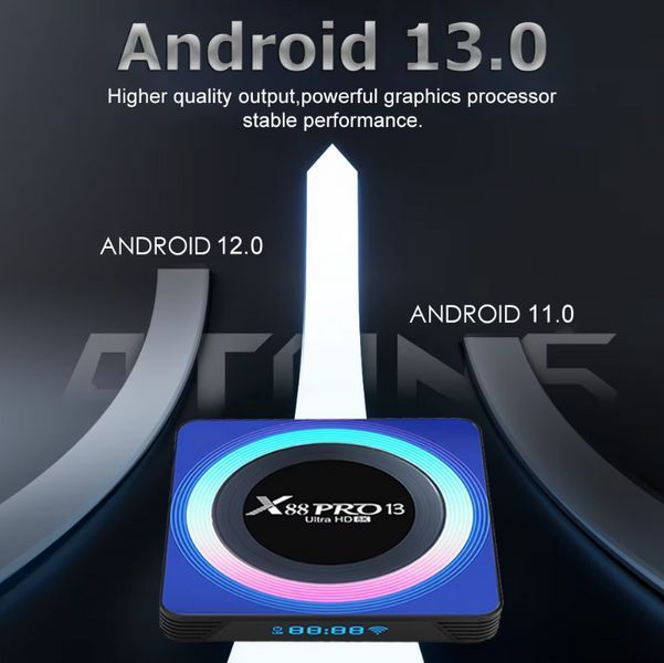 Atonsdeal RK3528 Smart TV Box Android 13, Rockchip RK3528 Quad Core ARM Cortex A53, 4/32 2462743487 фото