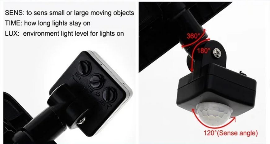 LED прожектор з датчиком руху (50W IP66, для вулиці та саду) 2752309470 фото