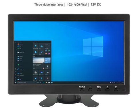 10.1" LCD HD монітор Podofo 101VGA | TFT дисплей | VGA/AV/USB/SD | Динамік 2599989892 фото