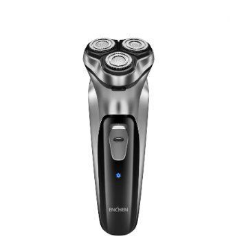 ENCHEN BlackStone 3D електробритва для чоловіків (USB зарядка, водозахист, 3D леза BLACKSTONE-C) 2654321476 фото