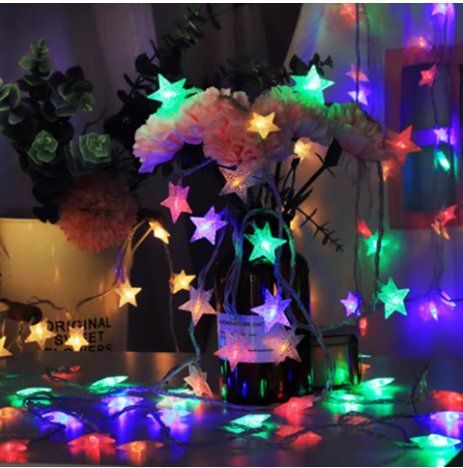 LED Гірлянда "Зірки" (6м, 220V) Multicolor, 6M 40LEDs, EU 220V 2770165430 фото