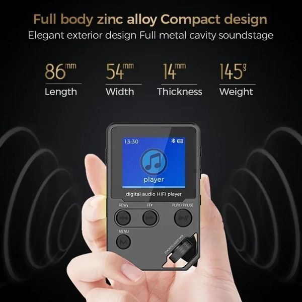 Музичний MP3 плеєр C5 Bluetooth 8 ГБ з голосовим рекордером та поворотним керуванням 2474679296 фото