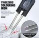 T12 OLED V2.1 Tweezers- Паяльна станція з пінцетом і ручкою (STM32, 5pin, подвійний вихід, авто-сон) 2683643178 фото 3