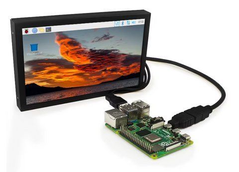 Портативний монітор 7" IPS 1024x600 (для ПК, ноутбуків, Raspberry Pi, камер, ТВ-боксів) EM713 2567523571 фото