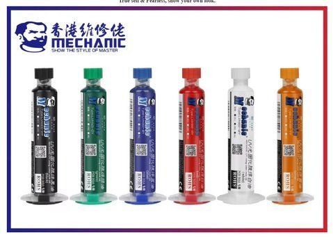 Mechanic UVH900 UV-затверджуваний паяльний лак синій 2462773218 фото