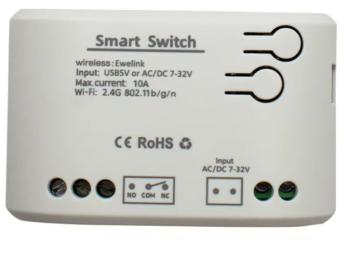 Wi-Fi реле eWelink 1CH AC/DC 7&ndash;32V для розумного дому 2611750607 фото