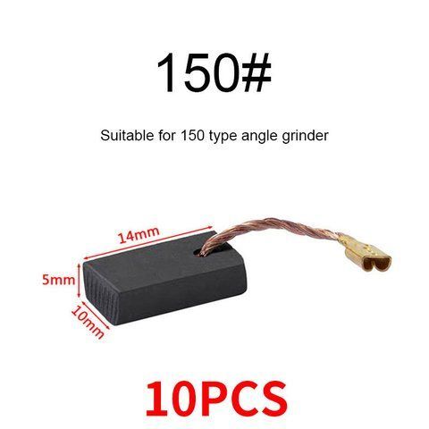 Графітна щітка для двигунів і шліфувальних машин 150 10PCS 2474428598 фото